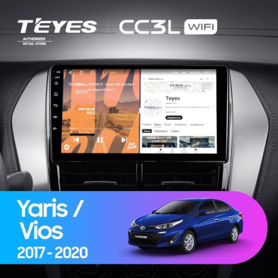 Штатная магнитола Teyes CC3L WiFi 2/32 Toyota Yaris (2017-2020) F1
