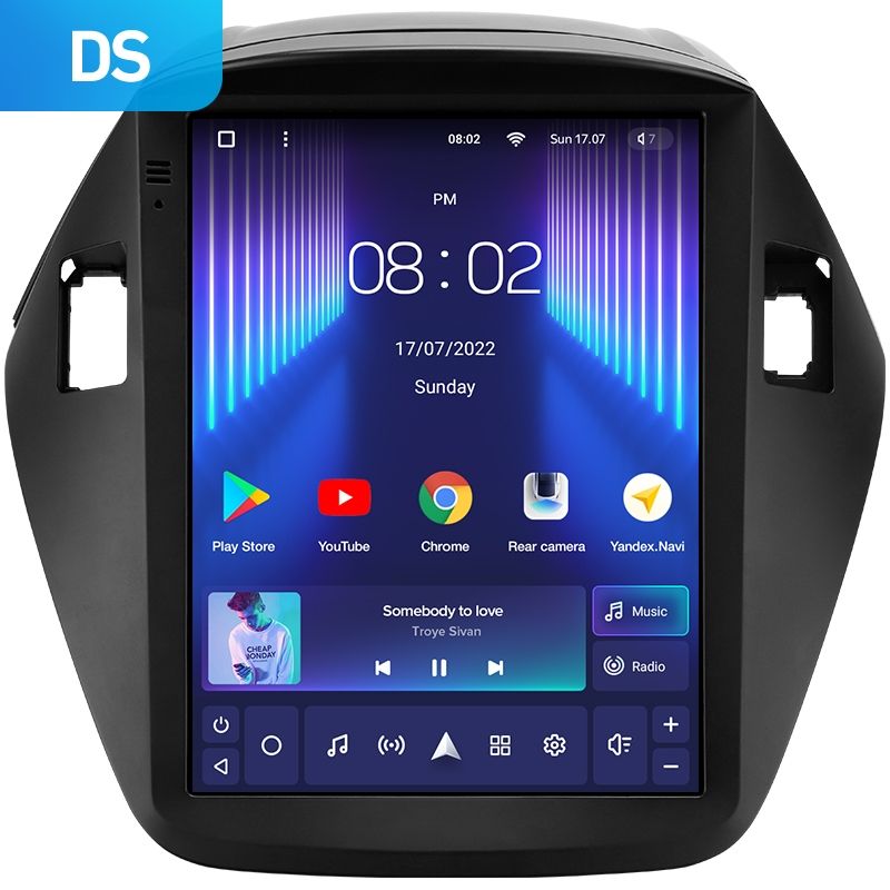 Переходная рамка Hyundai Tucson 2 LM IX35 (2009-2015) F1 Тип-AВ (9,7")