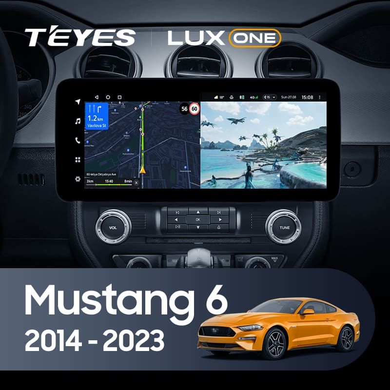 Штатная магнитола Teyes LUX ONE 4/32 Ford Mustang 6 S550 (2014-2023)