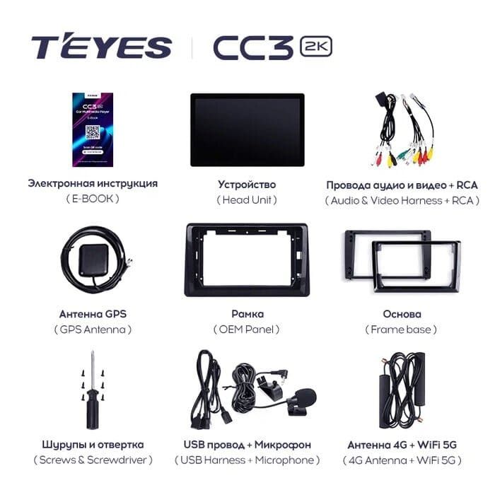 Штатная магнитола Teyes CC3 2K 4/32 Renault Duster HM 2 (2020-2023) F1 (13")