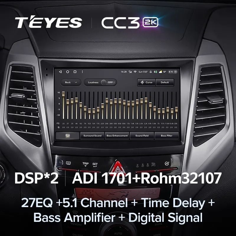 Штатная магнитола Teyes CC3 2K 6/128 SsangYong Tivoli (2015-2019)