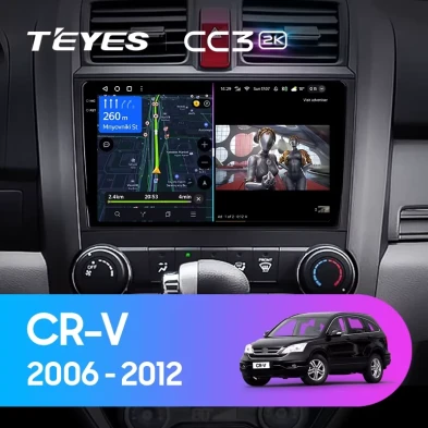 Штатная магнитола Teyes CC3 2K 360 6/128 Honda CR-V 3 RE (2006-2012)
