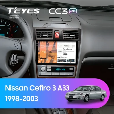 Штатная магнитола Teyes CC3 2K 360 6/128 Nissan Cefiro 3 A33 (1998-2003) F2