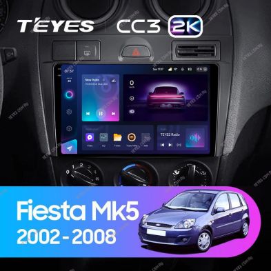 Штатная магнитола Teyes CC3 2K 4/32 Ford Fiesta Mk5 (2002-2008)