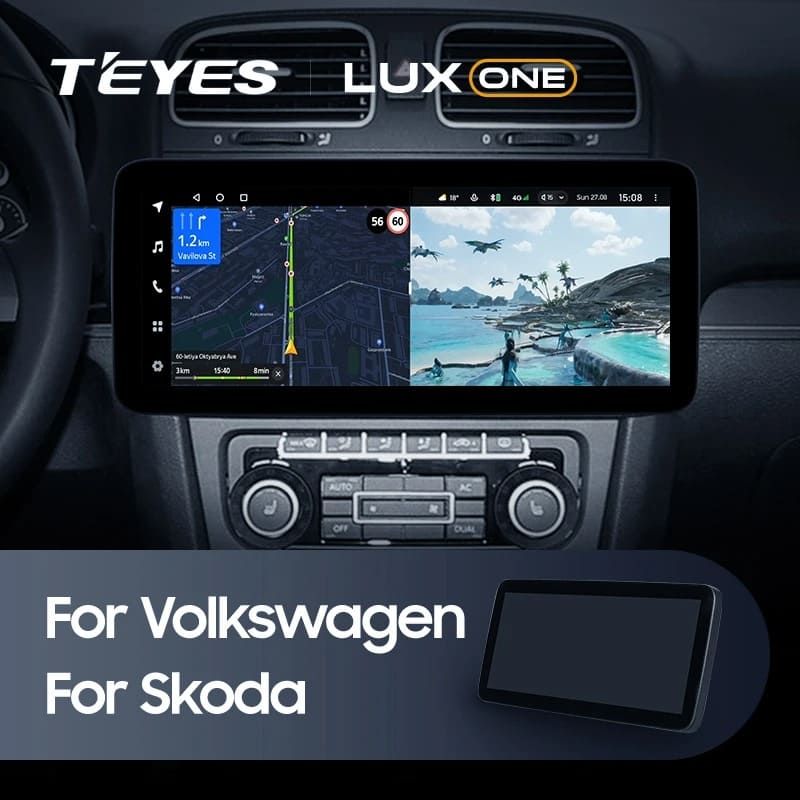 Штатная магнитола Teyes LUX ONE 6/128 Volkswagen Touran (2003-2015)