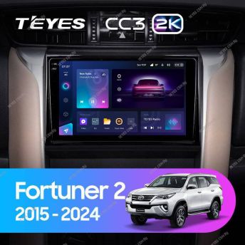 Штатная магнитола Teyes CC3 2K 4/64 Toyota Fortuner 2 (2015-2024)