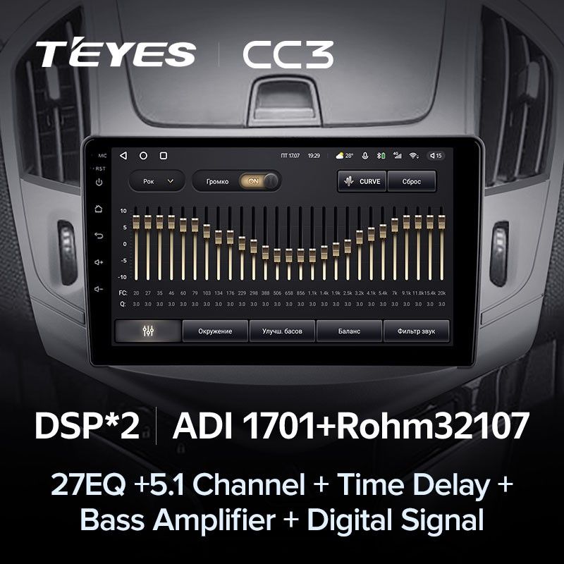 Штатная магнитола Teyes CC3 6/128 Chevrolet Cruze J300 J308 (2012-2015)