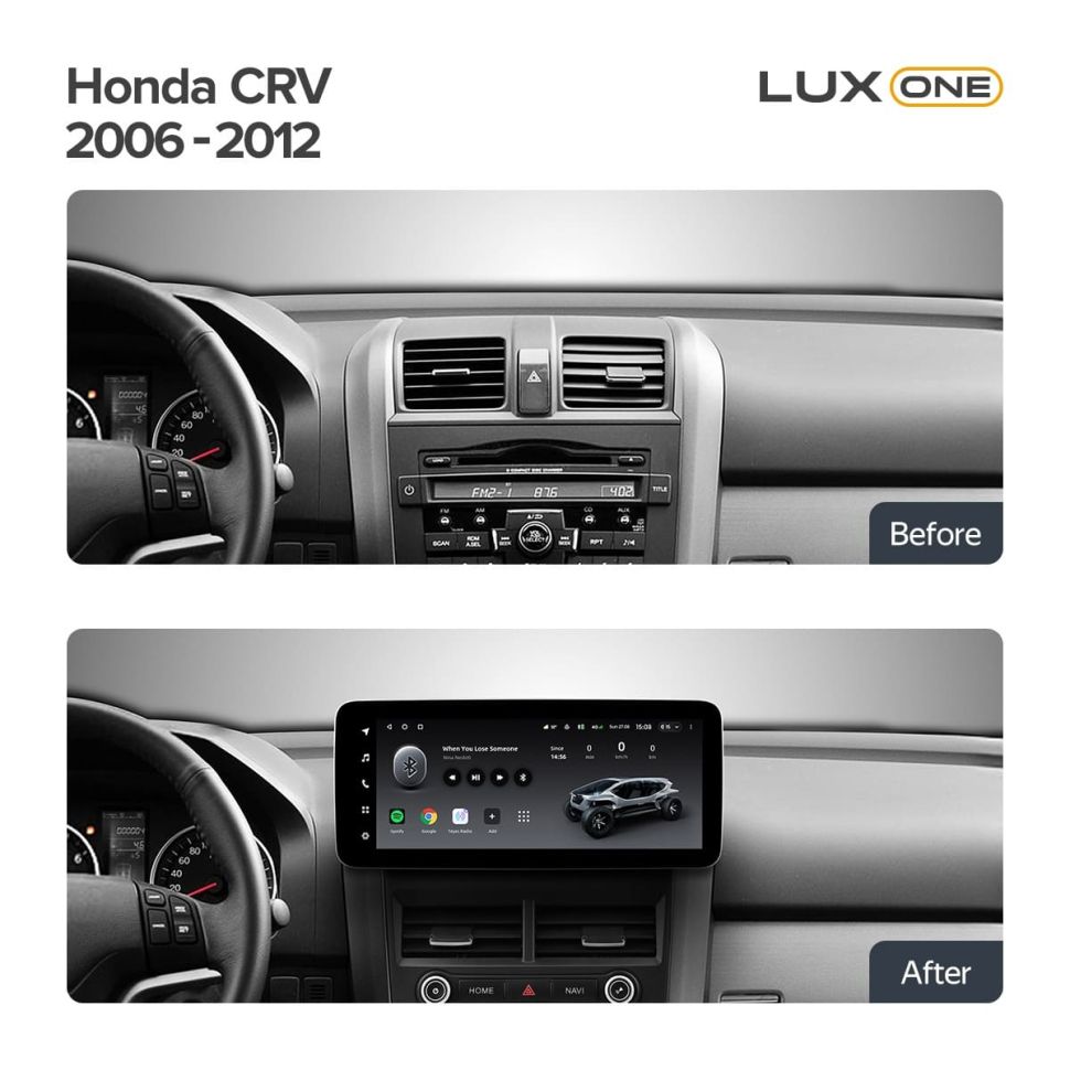 Переходная рамка Honda CR-V 3 RE (2006-2012) (12,3")