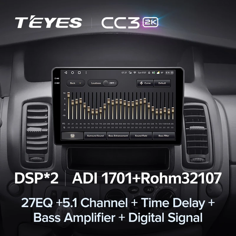 Штатная магнитола Teyes CC3 2K 6/128 Nissan Primastar (2006-2014) Тип-C
