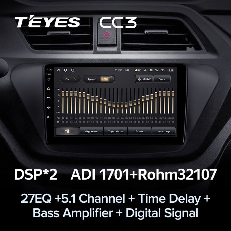 Штатная магнитола Teyes CC3 4/32 Lifan X50 (2015-2019)