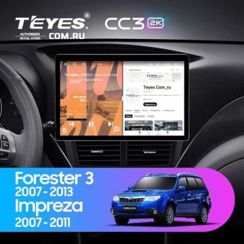 Штатная магнитола Teyes CC3 2K 4/64 Subaru Impreza GH GE (2007-2013) (11")