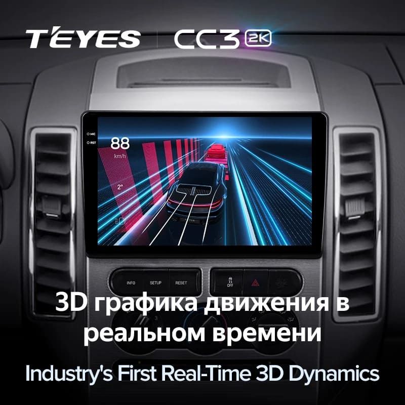 Штатная магнитола Teyes CC3 2K 6/128 Ford Edge 1 U387 (2006-2010)