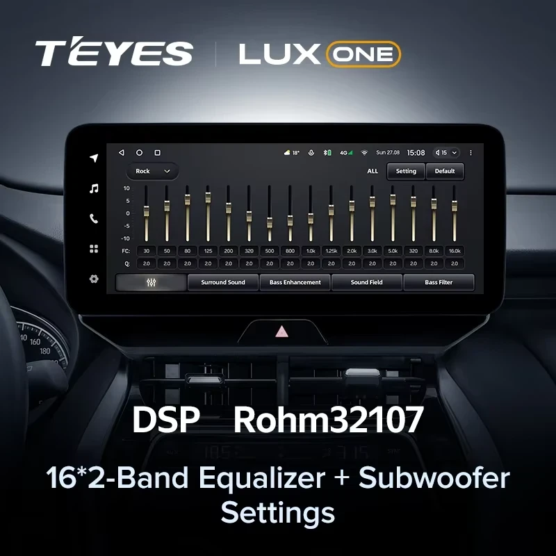 Штатная магнитола Teyes LUX ONE 6/128 Toyota Harrier 4 XU80 (2020-2022)