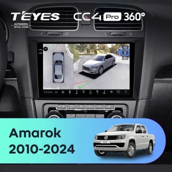 Штатная магнитола Teyes CC4 Pro 360 12/256 Volkswagen Amarok (2010-2024)