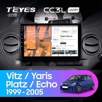 Штатная магнитола Teyes CC3L WiFi 2/32 Toyota Vitz XP10 (1999-2005) F2