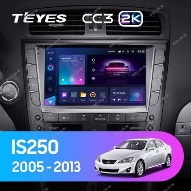 Штатная магнитола Teyes CC3 2K 4/64 Lexus IS250 XE20 (2005-2013) (Hm) Тип-B