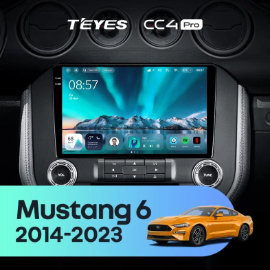 Штатная магнитола Teyes CC4 Pro 12/256 Ford Mustang VI S550 (2014-2023) F2