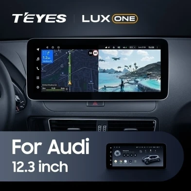 Штатная магнитола Teyes LUX ONE 6/128 Audi Q5 Q5L FY (2017-2023)