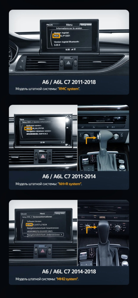 Штатная магнитола Teyes LUX ONE 6/128 Audi Q5 Q5L FY (2017-2023)