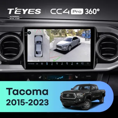 Штатная магнитола Teyes CC4 Pro 360 12/256 Toyota Tacoma N300 (2015-2023) F2
