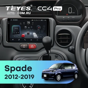 Штатная магнитола Teyes CC4 Pro 8/128 Toyota Spade (2012-2019)