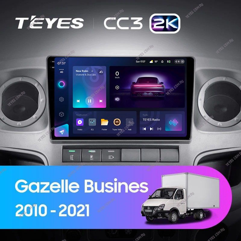 Штатная магнитола Teyes CC3 2K 360 6/128 для GAZ Gazelle Busines (2010-2021) F2