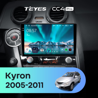 Штатная магнитола Teyes CC4 Pro 8/128 SsangYong Kyron (2005-2011)
