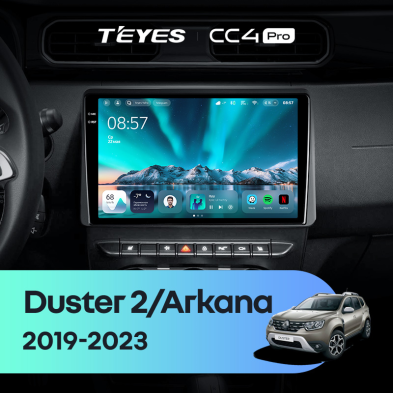 Штатная магнитола Teyes CC4 Pro 12/256 Renault Arkana (2019-2023) F2