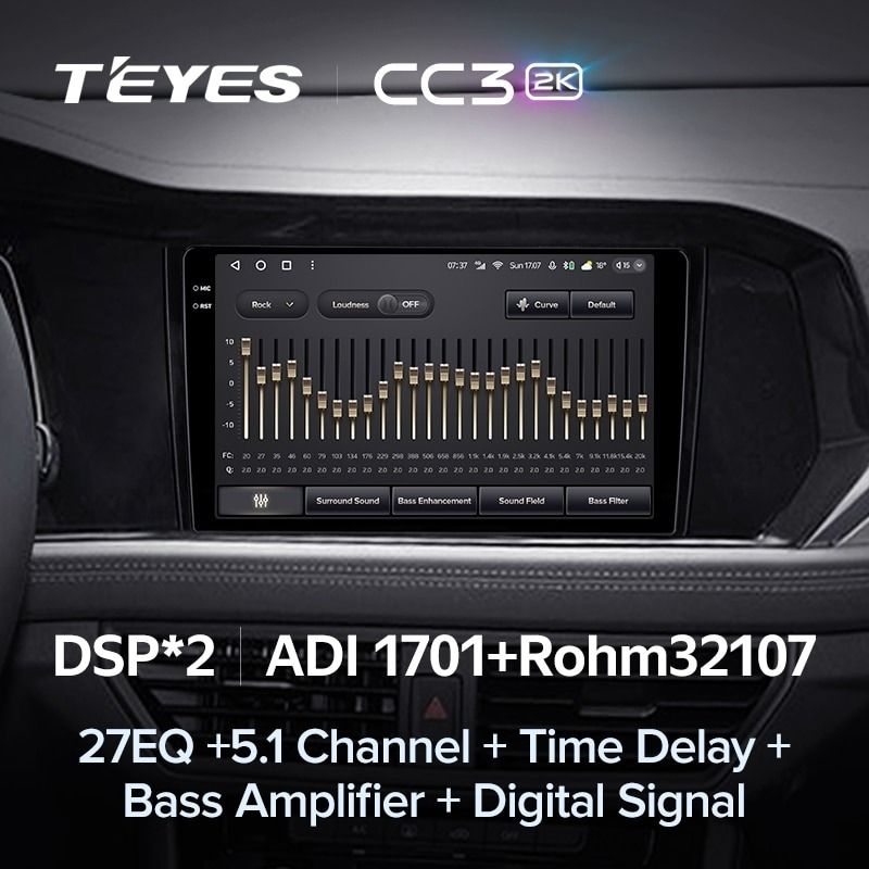 Штатная магнитола Teyes CC3 2K 6/128 Volkswagen Jetta 7 (2018-2022)