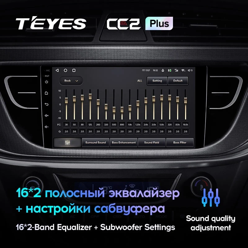 Штатная магнитола Teyes CC2 Plus 4/64 Geely Atlas NL-3 (2016-2020)