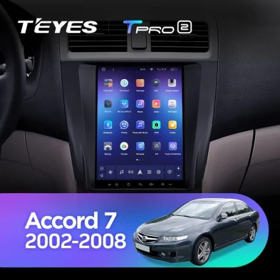 Штатная магнитола Tesla style Teyes TPRO 2 4/32 Honda Accord 7 CM UC CL (2002-2008)