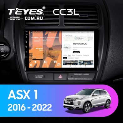 Штатная магнитола Teyes CC3L 4/32 Mitsubishi ASX (2016-2022) Тип-A
