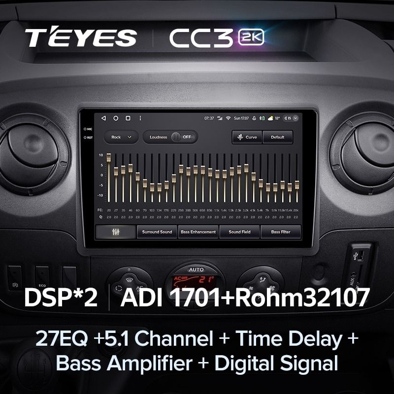 Штатная магнитола Teyes CC3 2K 360 6/128 Opel Movano 2 (2010-2019) F2