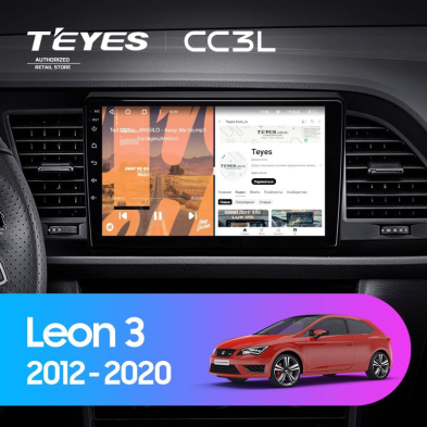 Штатная магнитола Teyes CC3L 4/64 Seat Leon 3 (2012-2020) F3
