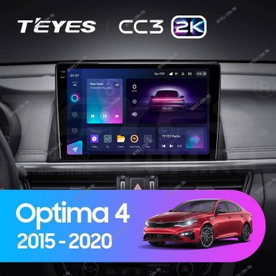 Штатная магнитола Teyes CC3 2K 4/32 Kia Optima 4 JF (2015-2020) Тип-B