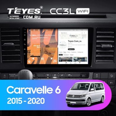 Штатная магнитола Teyes CC3L WiFi 2/32 Volkswagen Caravelle T6 (2015-2020)