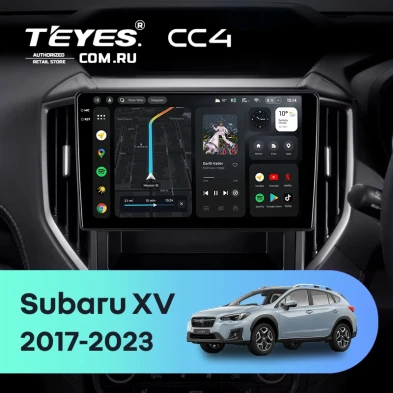 Штатная магнитола Teyes CC4 8/128 Subaru XV (2017-2023)