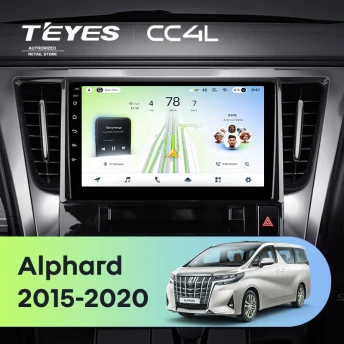 Штатная магнитола Teyes CC4L 6/64 Toyota Alphard H30 (2015-2020)