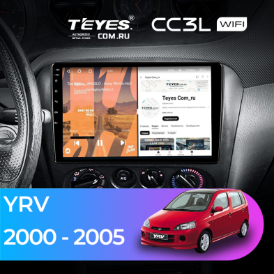 Штатная магнитола Teyes CC3L WiFi 2/32 Daihatsu YRV M5 (2000-2005)