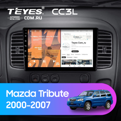 Штатная магнитола Teyes CC3L 4/64 Mazda Tribute (2000-2007)