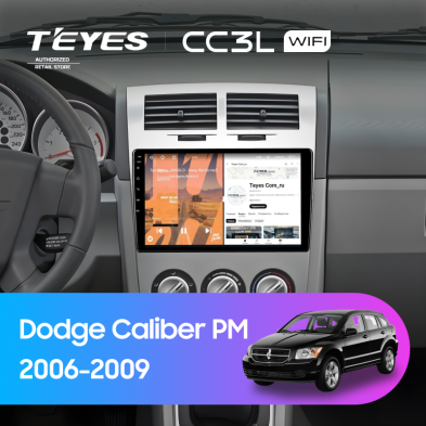 Штатная магнитола Teyes CC3L WiFi 2/32 Dodge Caliber PM (2006-2009)