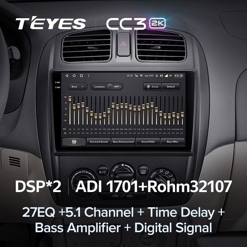 Штатная магнитола Teyes CC3 2K 6/128 Mazda 323 BJ (2000-2003)