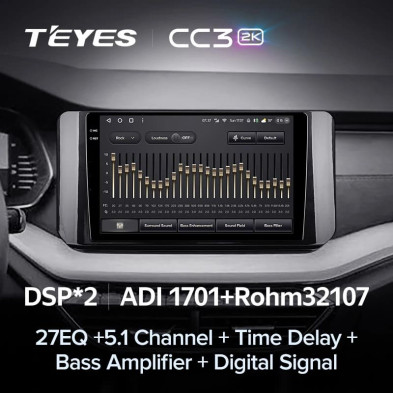 Штатная магнитола Teyes CC3 2K 360 6/128 Skoda Octavia 4 A8 (2019-2021)