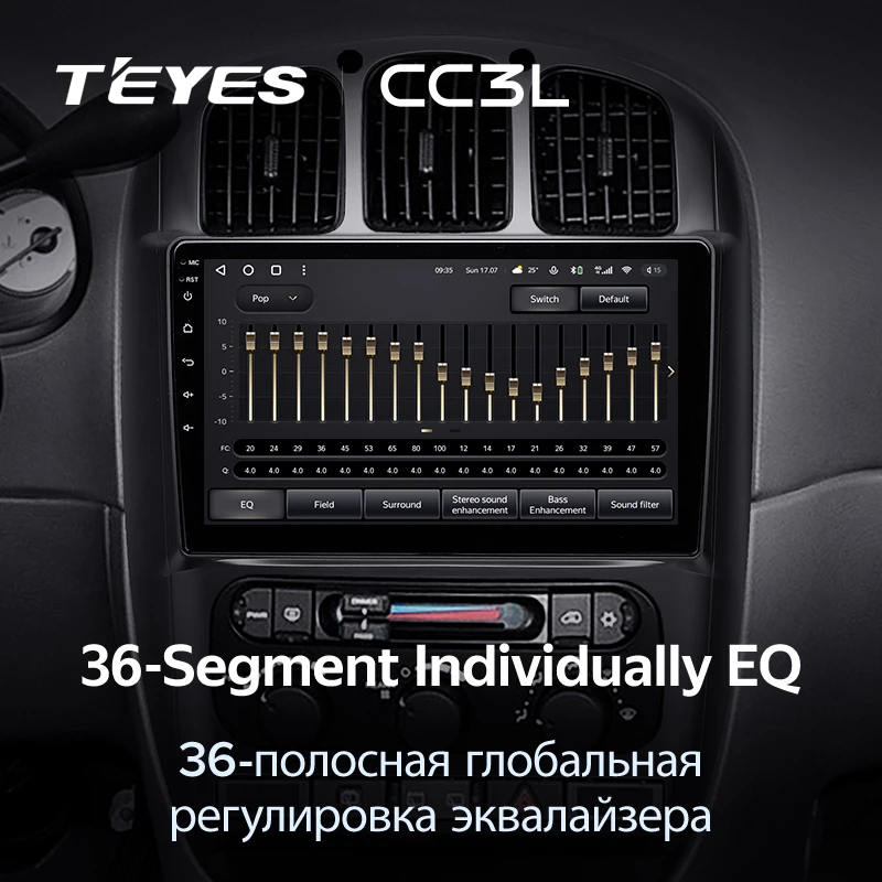 Штатная магнитола Teyes CC3L 4/64 Chrysler Town &amp; Country 4 RS (2000-2007) Тип-A