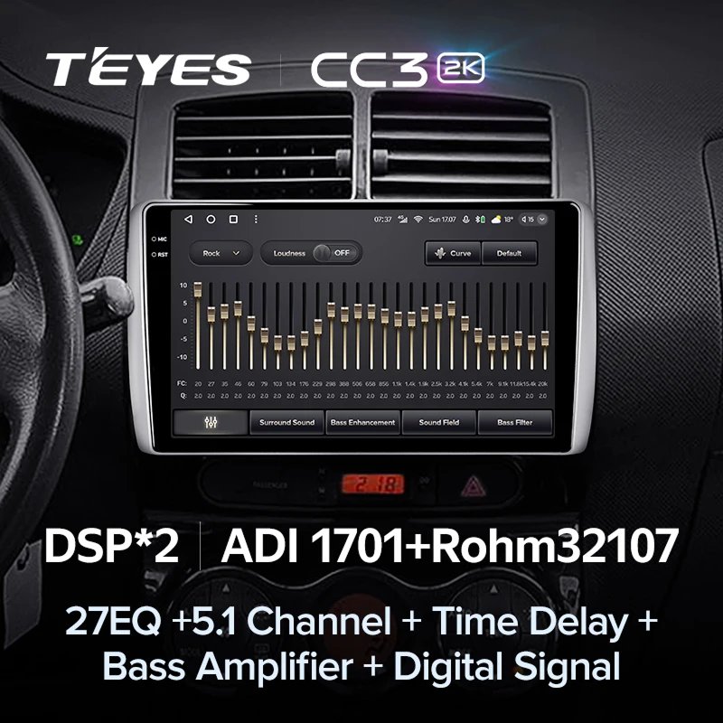 Штатная магнитола Teyes CC3 2K 4/64 Toyota Ist XP110 (2007-2016)