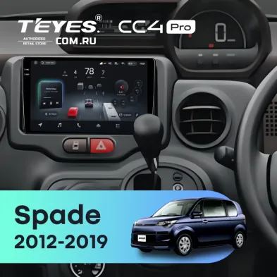 Штатная магнитола Teyes CC4 Pro 12/256 Toyota Spade (2012-2019)