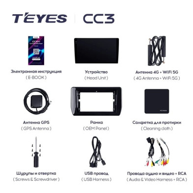 Штатная магнитола Teyes CC3 4/32 Toyota Avanza Veloz (2021-2023)