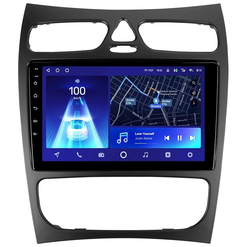 Переходная рамка Mercedes-Benz CLK Class C209 A209 (2002-2005) F2 (9")