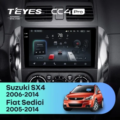 Штатная магнитола Teyes CC4 Pro 12/256 Suzuki SX4 1 (2006-2014)