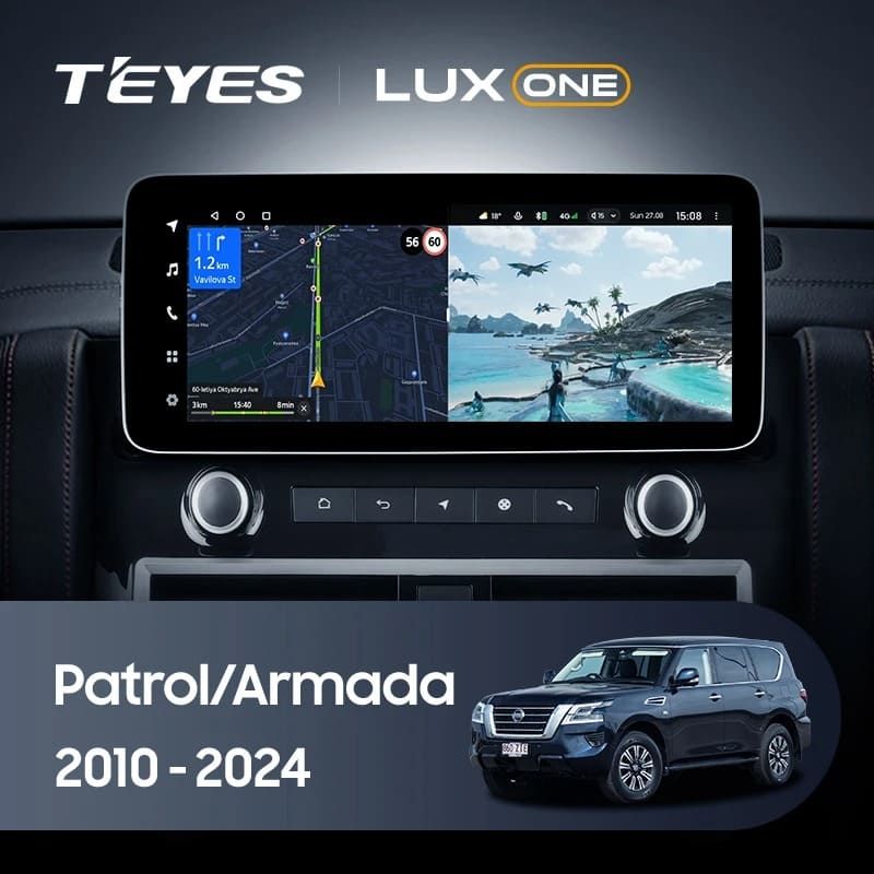 Штатная магнитола Teyes LUX ONE 4/32 Nissan Patrol Y62 (2010-2024)